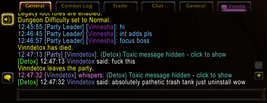 Detox WoW